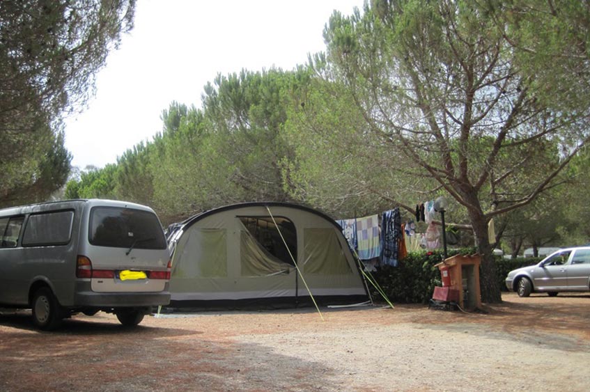 Der Campingplatz in Lacona